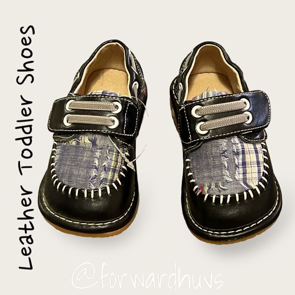 Chic Blue Leather Shoes - New without Tags
